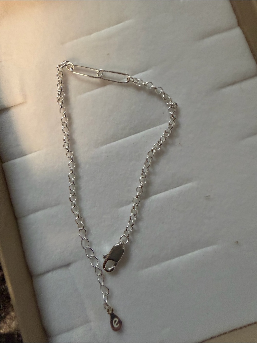 Everly Made Sterling Silver Adjustable Chain Bracelet - Silver